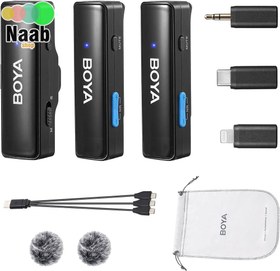 تصویر میکروفون بی سیم یقه ای بویا Boya LINK A2 Wireless Microphone Boya LINK A2 Wireless Microphone