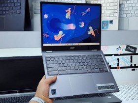 تصویر کروم بوک 14 اینچی ایسر مدل Chromebook cp713 I5-1035 8gb 256SSD 