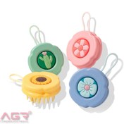 تصویر برس ماساژ و شستشوی سر طرح میوه Fruit design massage and washing brush