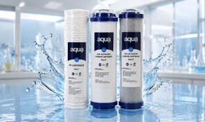 تصویر پک فیلتر ۳ مرحله‌ای دستگاه تصفیه آب برند Aqua Water (مدل پیش‌تصفیه) Aqua Water 3-Stage Pre-Filter Replacement Cartridge Set (PP, UDF, CTO)