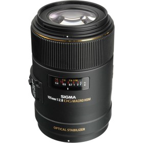 تصویر لنز سیگما Sigma 105mm f/2.8 EX DG OS HSM Macro for Nikon 