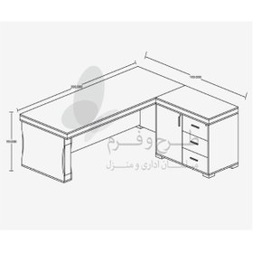 تصویر میز مدیریت دکوشیک مدل M2005 