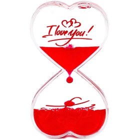 تصویر ساعت شنی طرح قلب مدل STFT143 