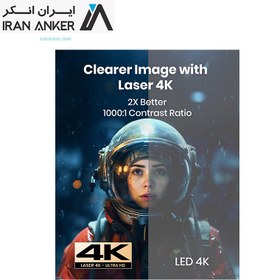 تصویر ویدئو پروژکتور پورتابل انکر نبولا Anker Nebula Cosmos Laser 4K Projector مدل D2350 