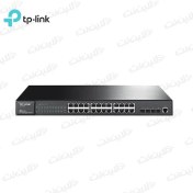 تصویر سوییچ مدیریتی 24 پورت TL-SG5428 تی پی لینک TP-Link TL-SG5428 JetStream 24-Port Gigabit L2 Managed Switch with 4 SFP Slots