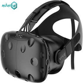 تصویر هدست واقعیت مجازی htc vive کارکرده در حد نو htc vive used