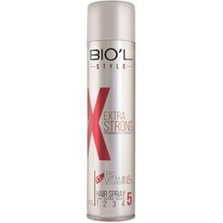 تصویر اسپری مو بیول Extra Strong حجم 250 میل (BIOL) Extra Strong Style Spray BIOL