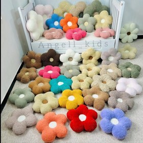 تصویر کوسن گل پنج پر 