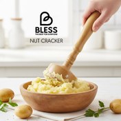 تصویر گوشت کوب کوچک چوبی Bless 