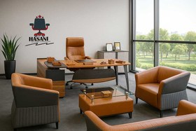 تصویر میز مدیریت مدل آسن 