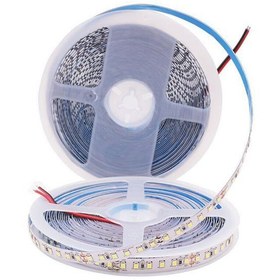 تصویر ریسه نواری 220 ولت تراکم 120 رنگ سفید حلقه 10 متری 