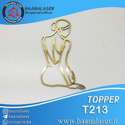 تصویر تاپر کیک چهره کد 213 