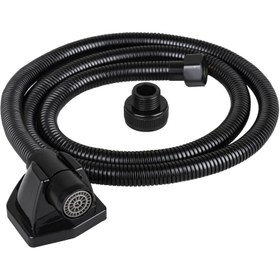 تصویر شلنگ توالت مشکی 