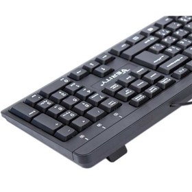 تصویر کیبورد با سیم verity مدل v-kb6117-N ا keyboard kb verity vkb6117-n keyboard kb verity vkb6117-n