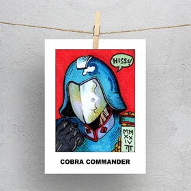 تصویر پولاروید(فتوکارت) Cobra Commander (WeirdoXMiloTrent Exclusive) 