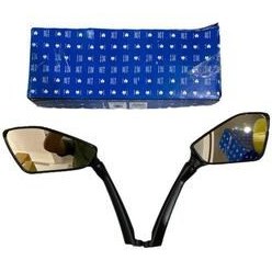 تصویر لوازم یدکی موتورسیکلت مجموعه آینه PULSAR RS جلو راست و چپ 2 تکه Bajaj 