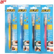 تصویر کاتر قلمی الفا مدل olfa craft knife AK-5/5B 