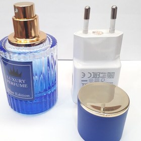 تصویر عطر نارکوتیک 23 گرم خالص به علاوه شیشه فانتزی لوکس و بمقدار لازم مشتقات عطری برای پاف و پخش بوی بهتر 