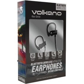 تصویر هندزفری ولکانو Pro Race Sport Series VK-1008-BK Volkano Pro Race Sport Series VK-1008-BK In Earphone