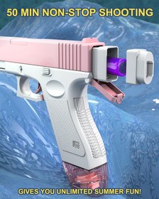 تصویر کلت آبپاش رگباری شارژی همراه دو مخزن آب ELECTRIC WATER GUN