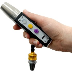 تصویر چراغ قوه یووی 3 لامپ 