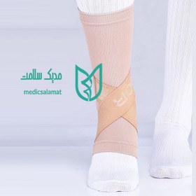 تصویر قوزک بند الاستیک با کش لیگامانی آدور Ador Elastic ankle strap with ligament stretch