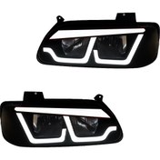 تصویر چراغ جلو اسپرت بی ام دبلیو مدل Bmw سفید 