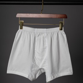 تصویر شورت مردانه پادار سفید - XXL 