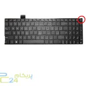 تصویر کیبورد لپ تاپ Asus X542 اینتر کوچک به همراه کلید پاور - مشکی ا Keyboard Laptop Asus X542 Keyboard Laptop Asus X542