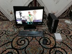 تصویر کامپیوتر کامل مینی کیس 705g4 Pack Hp 705 g4. Monitor 22.