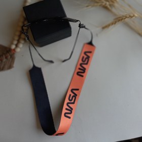 تصویر بند عینک NASA نارنجی glasses strap NASA
