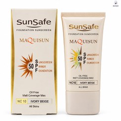 تصویر ضد آفتاب کرم پودری سان سیف SPF50 حجم ۴۰ میلی لیتر 