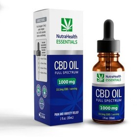 تصویر روغن CBD با طیف کامل Nutrahealth Essentials ۵۰۰ میلی گرم 