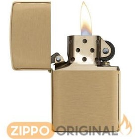 تصویر فندک زیپو مدل Armor Brushed Brass کد ۱۶۸ 