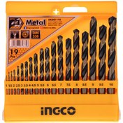 تصویر مجموعه ۱۹ عددی مته کبالت اینکو مدل AKDB1195 