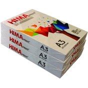 تصویر کاغذ A3 هیما بسته 3 عددی HIMA HIMA a3 copy paper Pack of 3