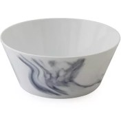 تصویر پیاله چینی زرین فرم اس بلو استون (سایز 12) Zarin Iran S-form Blue-stone 1 Piece Porcelain Bowl 12