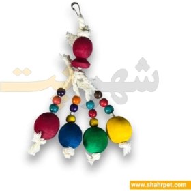 تصویر اسباب بازی پرنده مهره رنگی شهرپت 3056 Shahrpet Bird Toy