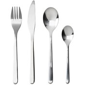 تصویر سرویس قاشق و چنگال ایکیا مدل FORNUFT ۲۴ تیکه استیل مناسب ۶ نفر 