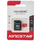 تصویر کارت حافظه microSDXC کینگ استار کلاس 10 استاندارد UHS-I U1 سرعت 85MBps همراه با آداپتور SD ظرفیت 128 گیگابایت 