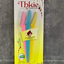 تصویر پک سه عددی تیغ اصلاح ابرو 