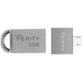 تصویر فلش 32 گیگ وریتی VERITY V811O + تبدیل OTG VERITY V811O 32GB USB2.0 flash memory