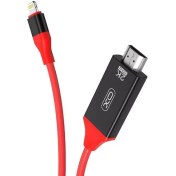 تصویر کابل اچ‌دی‌ام‌آی به لایتنینگ 1.8 متری ایکس او XO-GB006 Cable Lightning to HDMI & USB 2K 60Hz 1.8M 