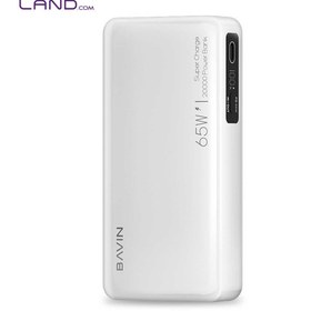 تصویر پاوربانک 20000 باوین Bavin PC036 توان 65 وات Bavin PC036 Fast Charge 20000mAh