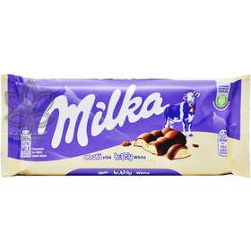 تصویر میلکا بابلی شکلات سفید MILKA Bubbly White Chocolate 95g