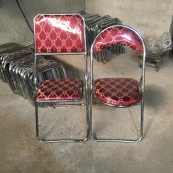 تصویر صندلی تاشو مدل هلالی با سلفون ضخیم 