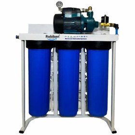 تصویر دستگاه تصفیه آب نیمه صنعتی 1200گالن(4800لیتر) مدل RO1200G220V/3MJ 