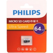 تصویر رم میکرو 64 گیگ فیلیپس Philips Ultra Speed U3 A1 V30 ا Philips Ultra Speed U3 A1 V30 64GB Memory Card Philips Ultra Speed U3 A1 V30 64GB Memory Card