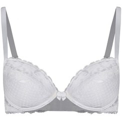 تصویر سوتین گیپور اسفنجی ان بی بی مدل 1206 NBB سفید 