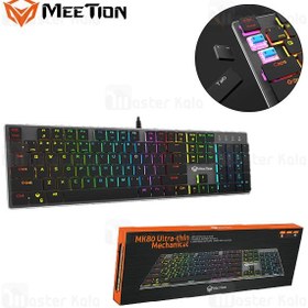 تصویر کیبورد گیمینگ میشن Keyboard Gaming Meetion MT-MK80 Keyboard Gaming Meetion MT-MK80